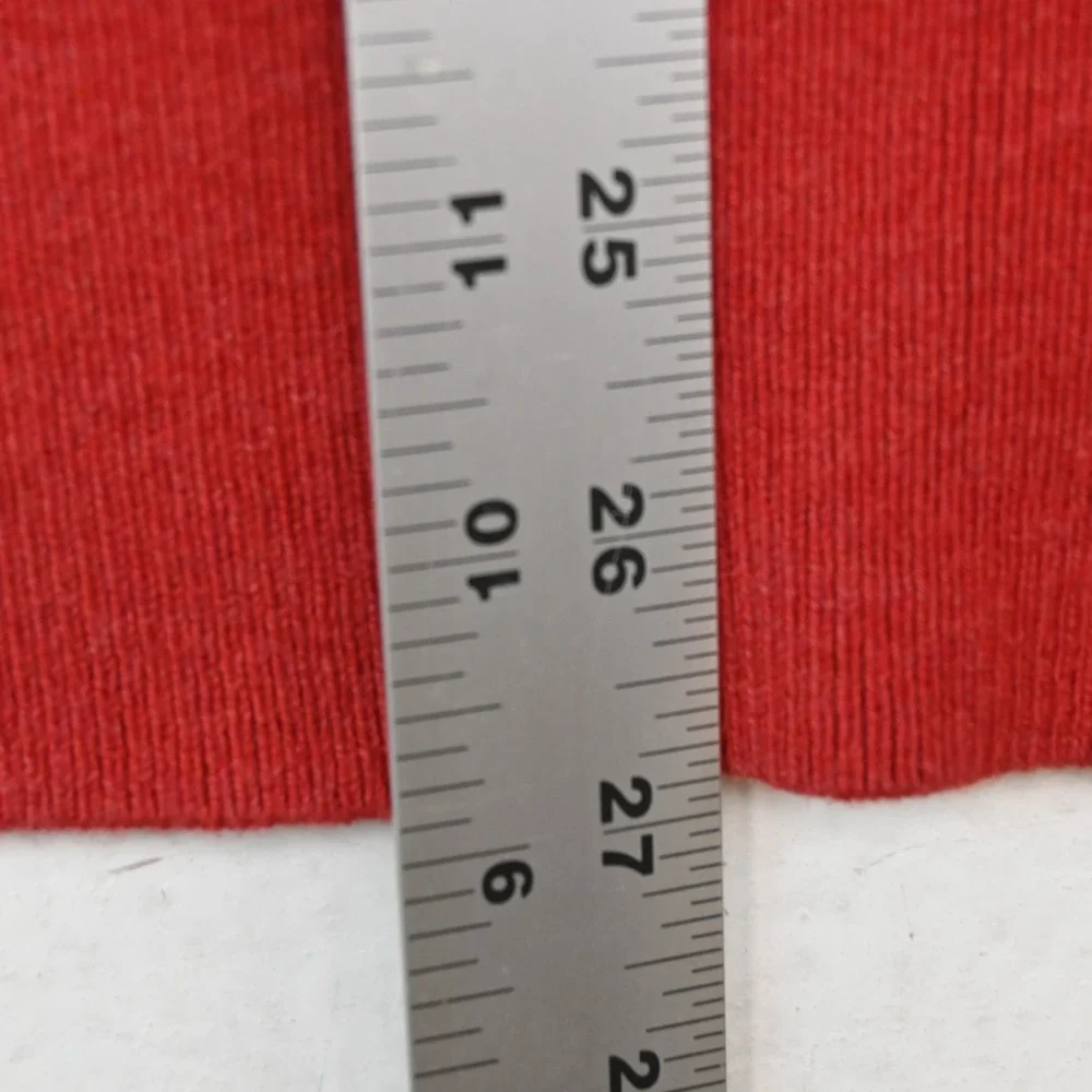 NWT Banana Republic Pullover Mens M Red V Neck Cotton Cashmere V Neck